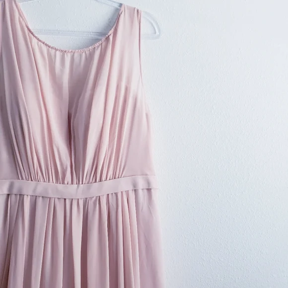 Jenny Yoo Collection Vivienne Wisteria Bridesmaid Blush Pink Sleeveless Dress